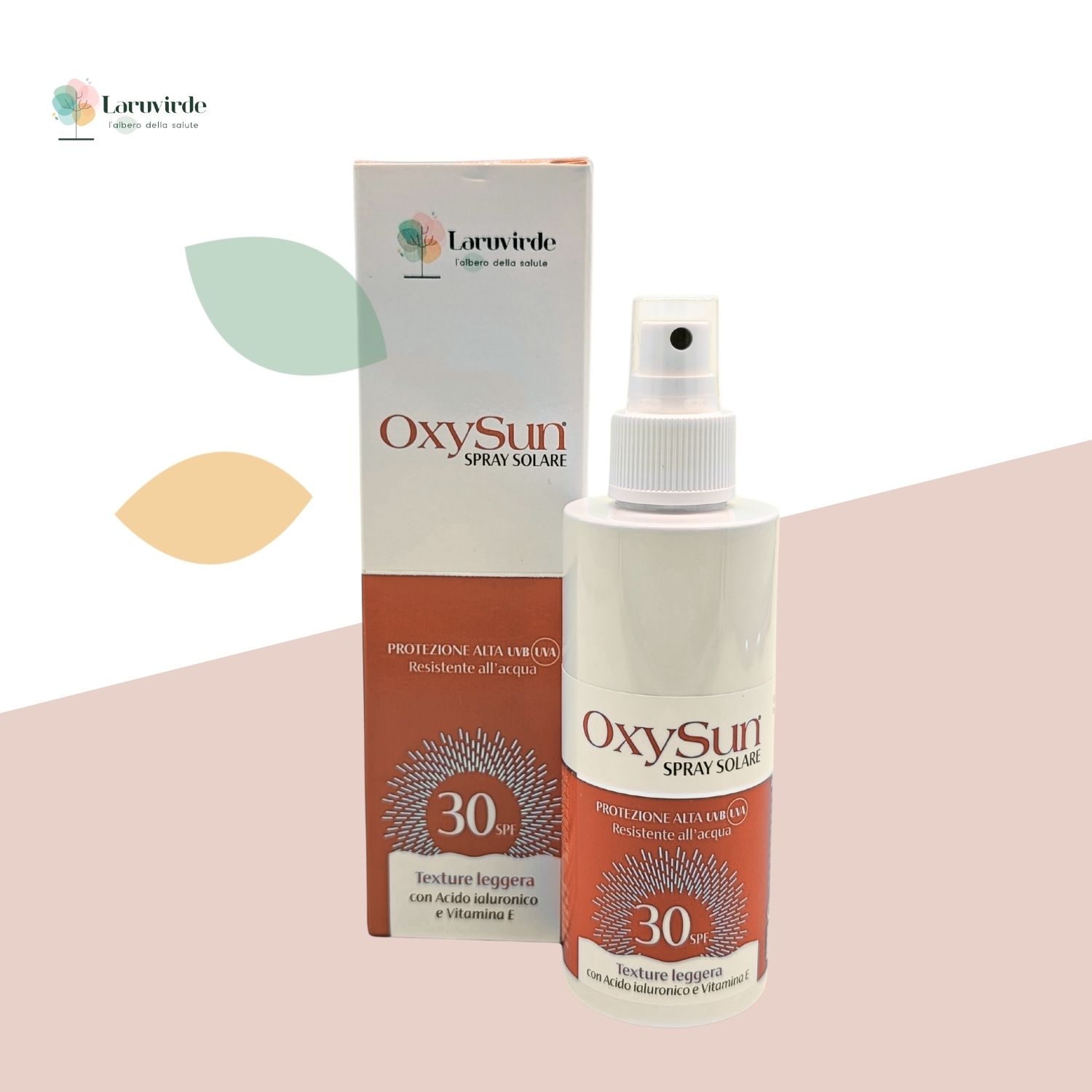 oxy sun crema viso solare 30spf laruvirde®
