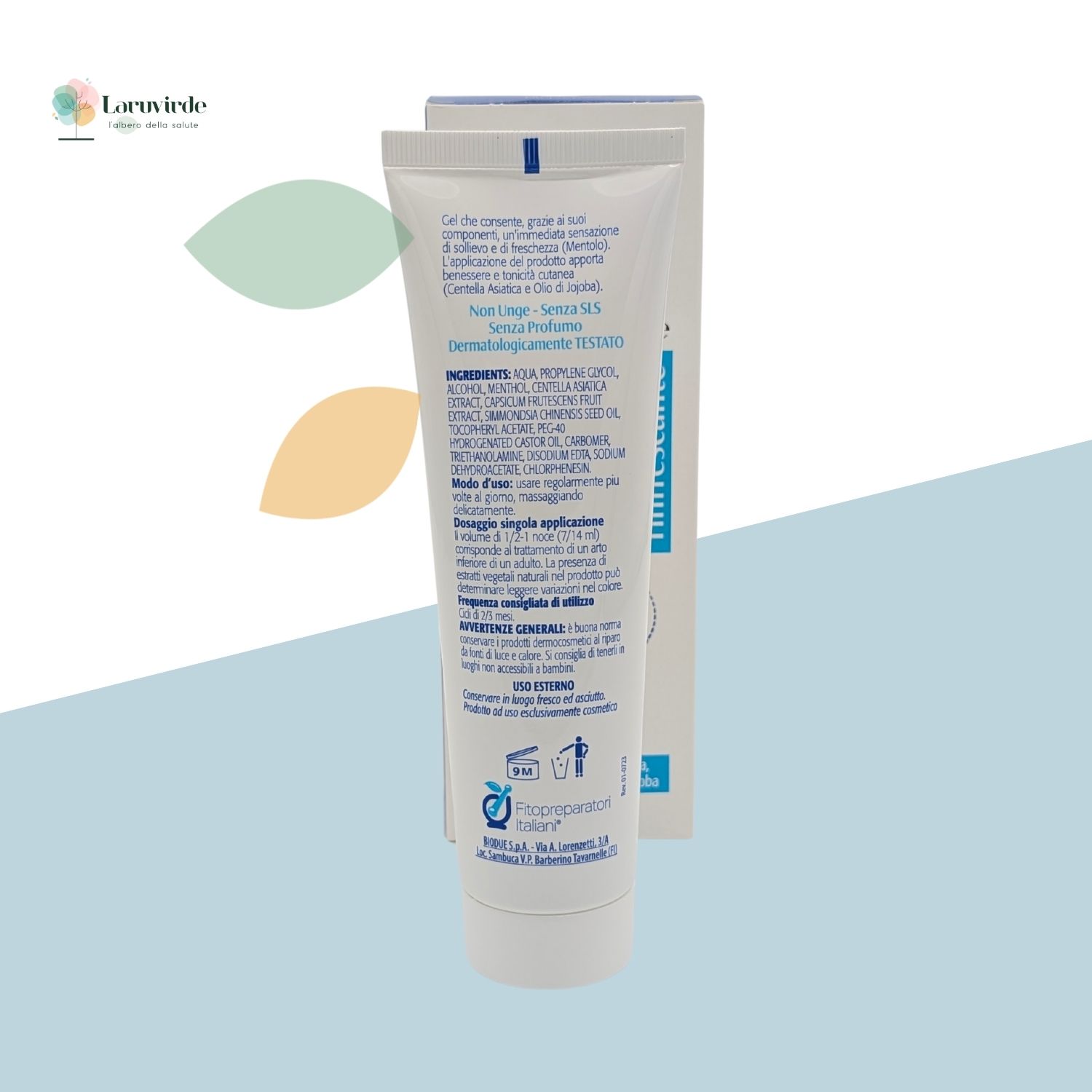 gel rinfrescante gambe e caviglie parafarmacia laruvirde perugia (2)