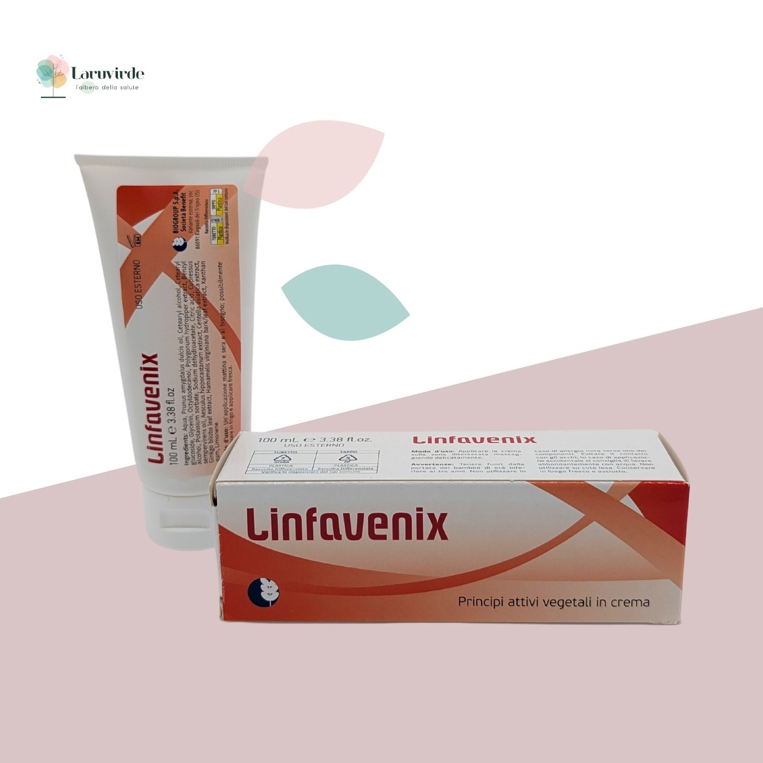 linfavenix crema gambe e caviglie leggere parafarmacia laruvirde perugia