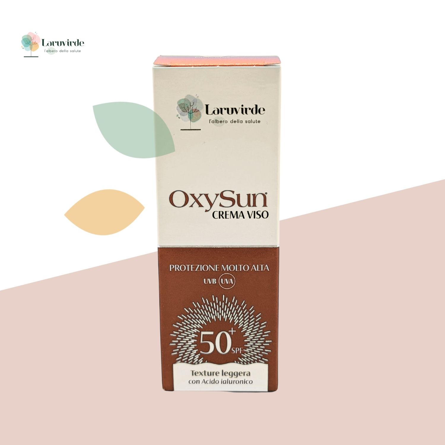 oxy sun cema viso solare 50spf laruvirde®