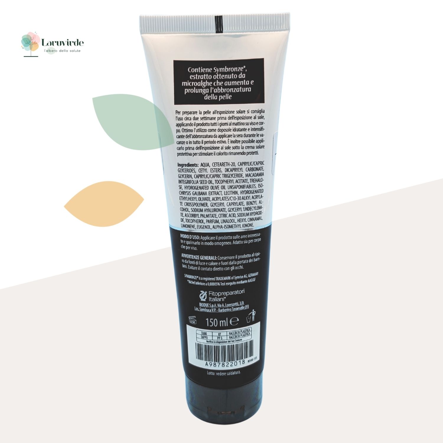 oxy sun crema solare abbronzante laruvirde®