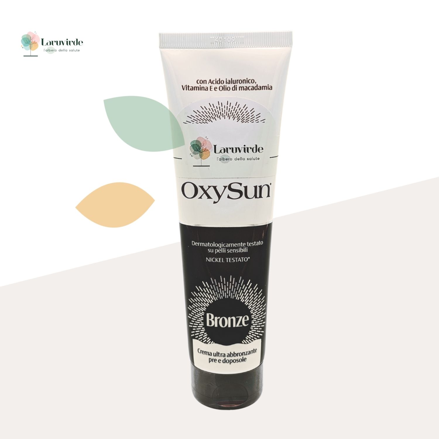 oxy sun crema solare abbronzante laruvirde®