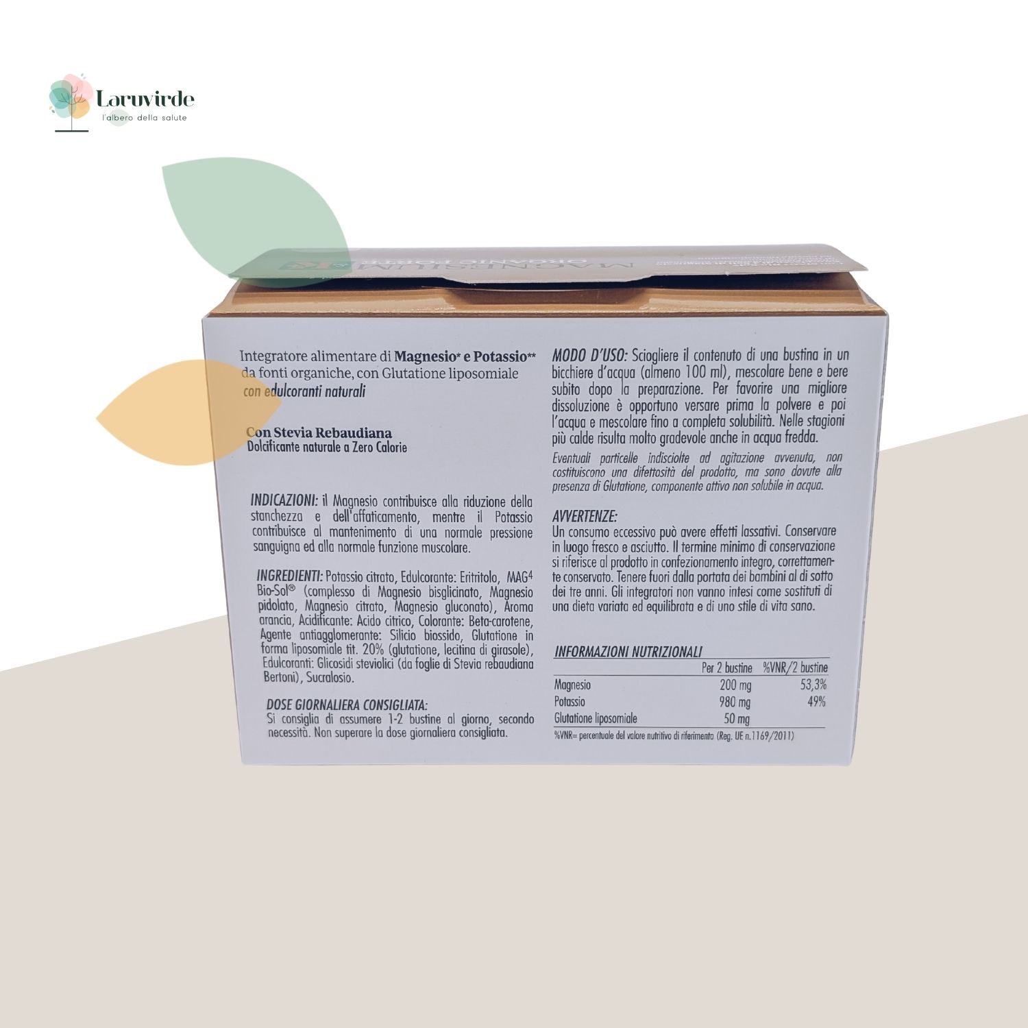 integratore magnesio e potassio parafarmacia laruvirde perugia