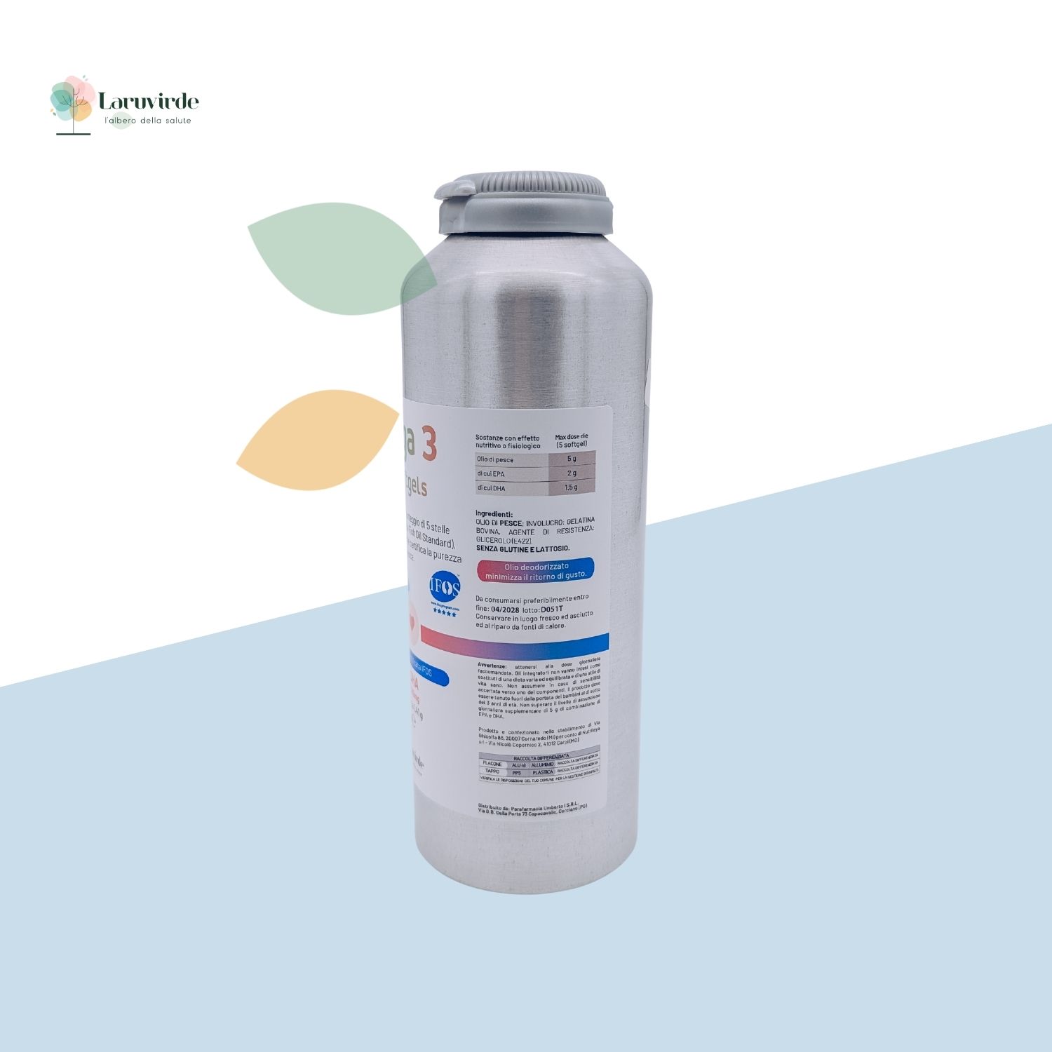 integratore omega 3 softgels parafarmacia laruvirde perugia