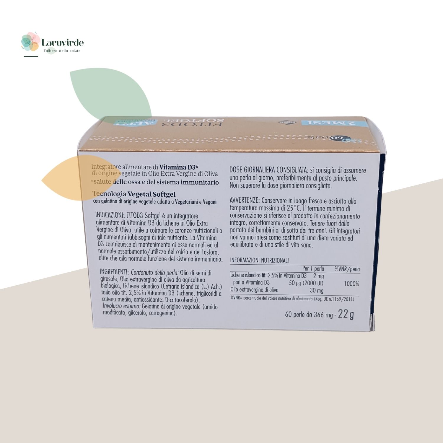 integratore vitamina d3 parafarmacia laruvirde perugia